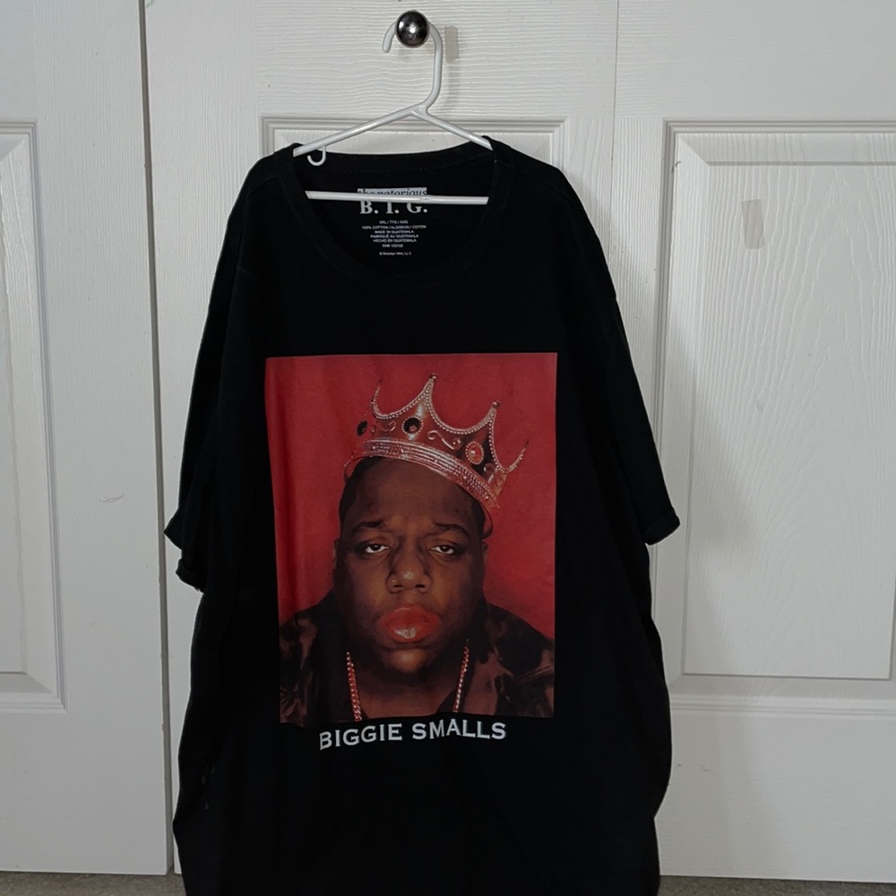 Black Biggie Smalls short sleeve tee